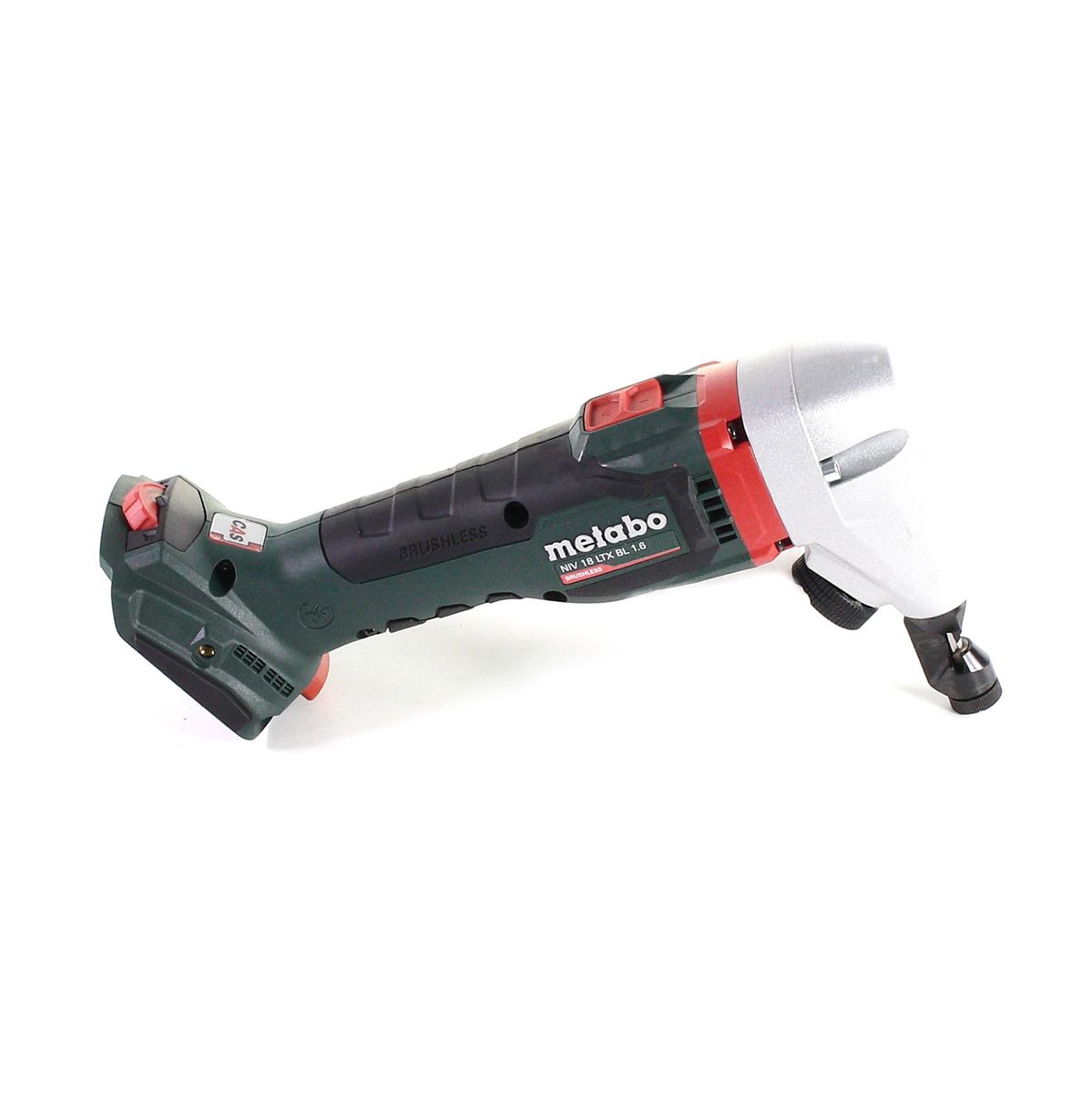 Metabo NIV 18 LTX BL 1.6 Grignoteuse sans fil GRATUIT 3 ans de service complet protection complète 18 V brushless ( 601614840 ) + MetaLoc - sans batterie, sans chargeur