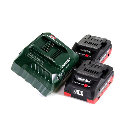 GRATIS 3 Jahre Full Service Rundum Schutz Metabo NIV 18 LTX BL 1.6 Akku Nibbler 18 V Brushless Knabber + 2x LiHD Akku 4,0 Ah + Ladegerät + MetaLoc