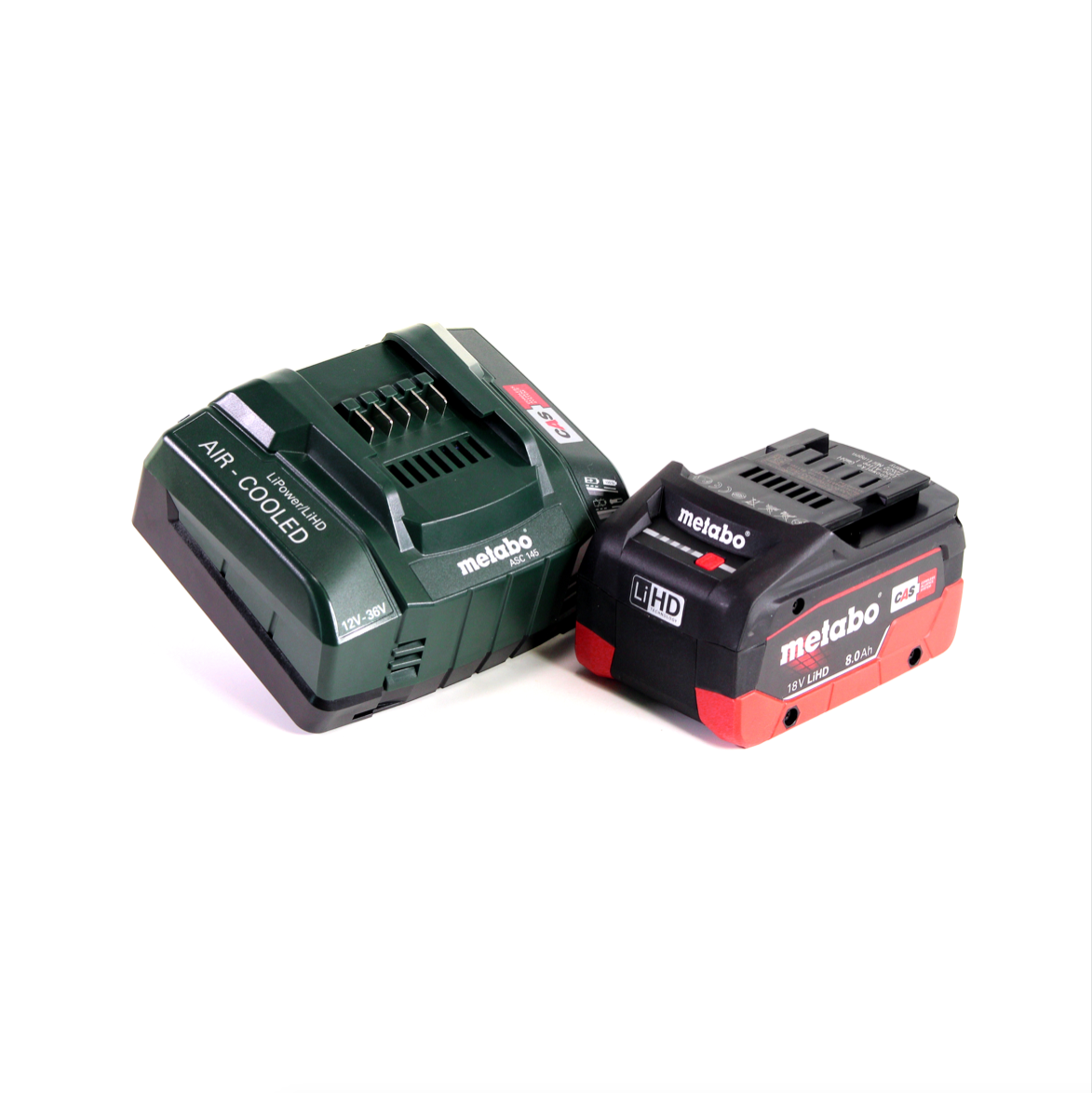 Metabo KHA 18 LTX BL 24 Quick Akku Kombihammer 18 V 2,2 J SDS-plus Brushless + 1x LiHD Akku 8,0 Ah + Ladegerät + MetaLoc