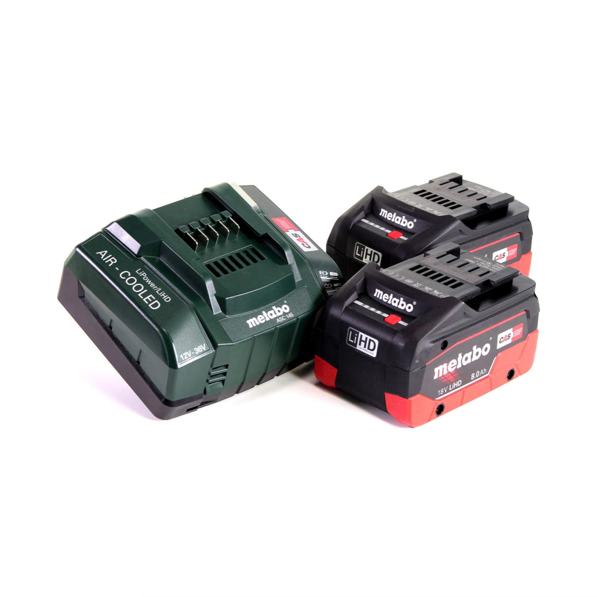 Metabo KHA 18 LTX BL 24 Quick Akku Kombihammer 18 V 2,2 J SDS-plus Brushless + 2x LiHD Akku 8,0 Ah + Ladegerät + MetaLoc