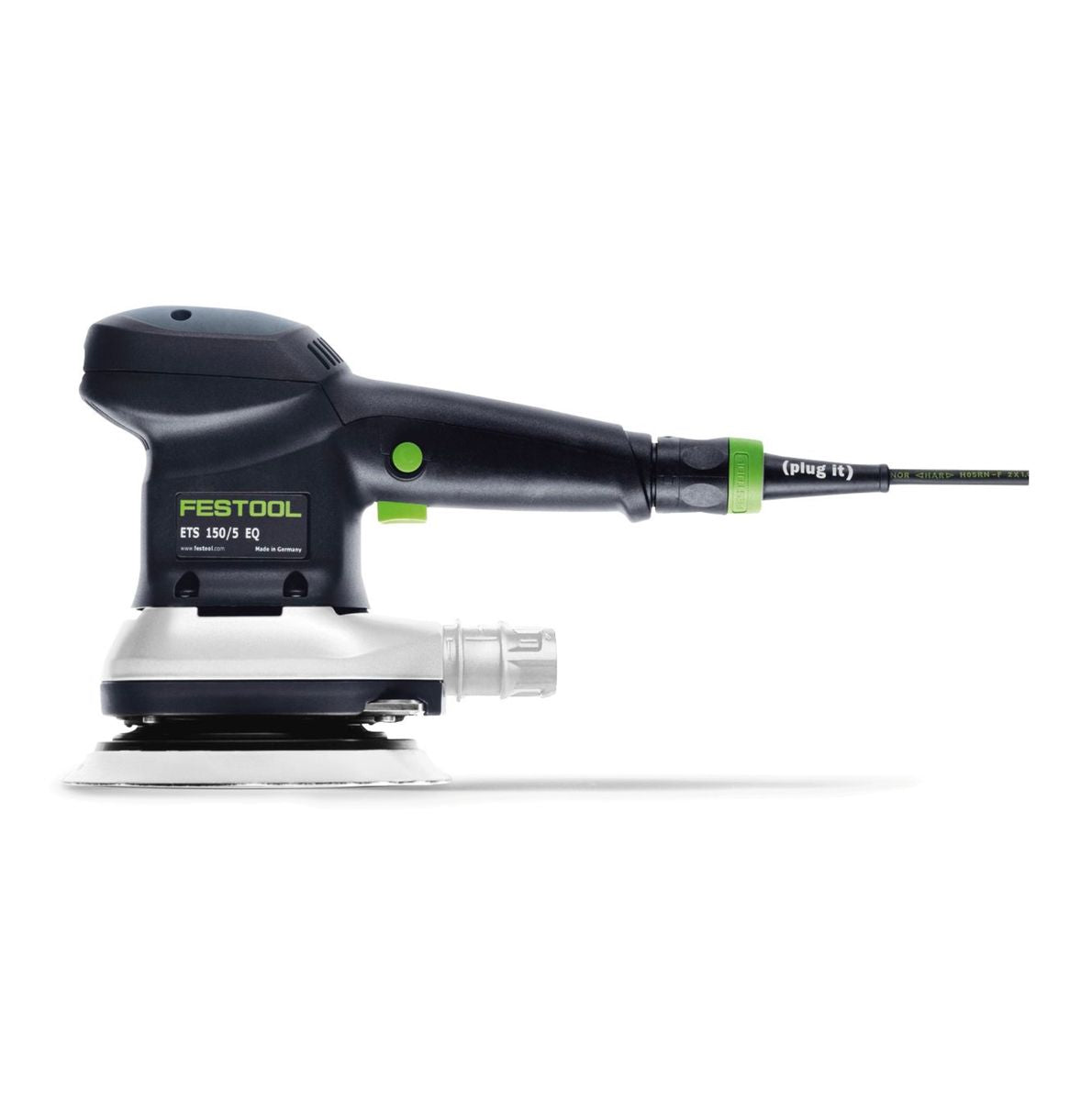 Festool ETS 150/5 EQ-Plus Exzenterschleifer 310 W 150 mm + 150x Schleifscheibe + 2x Protection Pad + Schleifteller+ Interface Pad + systainer - Toolbrothers