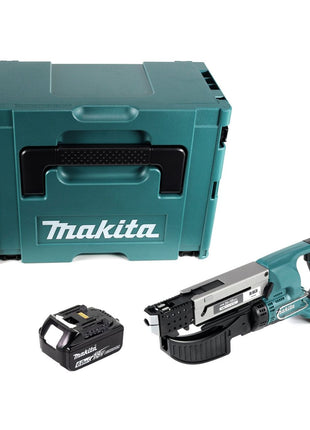 Makita DFR 550 G1J Visseuse automatique sans fil 18 V - 25 - 55 mm + 1x Batterie 6,0 Ah + Makpac - sans chargeur