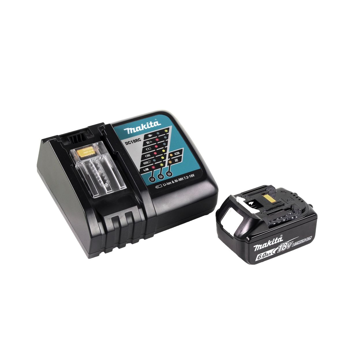 Makita DFR 550 RG1J Visseuse automatique sans fil 18 V - 25 - 55 mm + 1x Batterie 6,0 Ah + Chargeur + Makpac