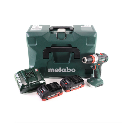 Perceuse-visseuse sans fil Metabo BS 18 L BL Q 18 V 60 Nm sans balais + MetaLoc + 2 batteries LiHD 4,0 Ah + chargeur