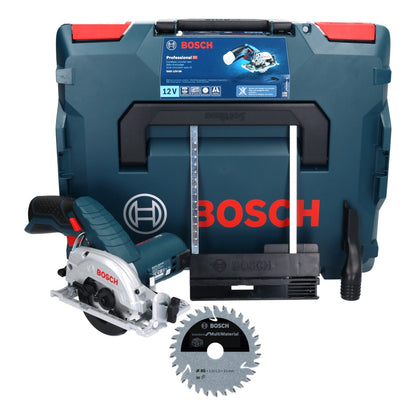 Bosch GKS 12V-26 Professional Akku Handkreissäge 12 V 85 mm + Sägeblatt + L-Boxx - ohne Akku, ohne Ladegerät