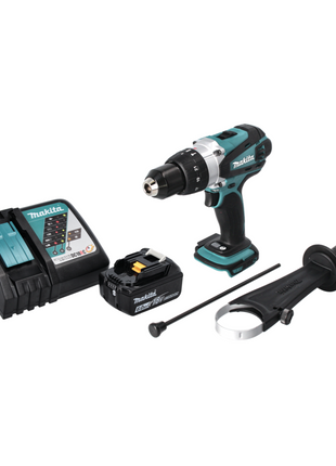 Makita DHP 458 RG1 Perceuse-visseuse à percussion sans fil 18 V 91 Nm + 1x Batterie 6,0 Ah + Chargeur