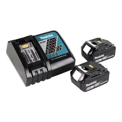 Makita DHP 456 RG1 Perceuse-visseuse à percussion sans fil 18 V 50 Nm + 2x Batteries 6,0 Ah + Chargeur