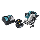 Sierra circular de batería Makita DSS 611 RG 18 V 165 mm + 2x baterías 6,0 Ah + cargador