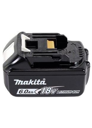 Makita DGA 519 G1J Meuleuse d'angle sans balais 18 V 125 mm X-Lock + 1x batterie 6,0 Ah + Makpac - sans chargeur