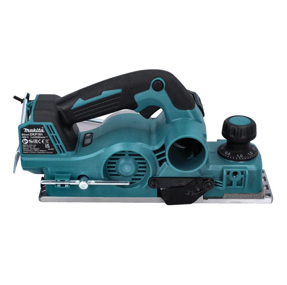 Makita DKP181RF1 Rabot sans fil 82mm 18V Brushless + 1x Batterie 3,0 Ah + Chargeur