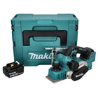 Makita DKP181F1J Rabot sans fil 82mm 18V Brushless + 1x Batterie 3,0 Ah + Coffret Makpac - sans chargeur