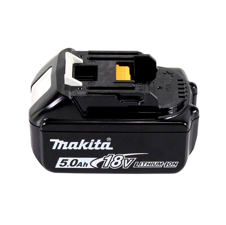 Makita DKP181T1J Rabot sans fil 82mm 18V Brushless + 1x Batterie 5,0 Ah + Coffret Makpac - sans chargeur