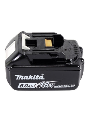 Cepillo plegable a batería Makita DKP 181 G1 82 mm 18 V sin escobillas + 1x batería 6,0 Ah - sin cargador