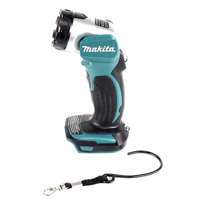 Makita DML 802 RG Akku Lampe für 14,4 und 18 V Akku + 2x Akku 6,0 Ah + Ladegerät