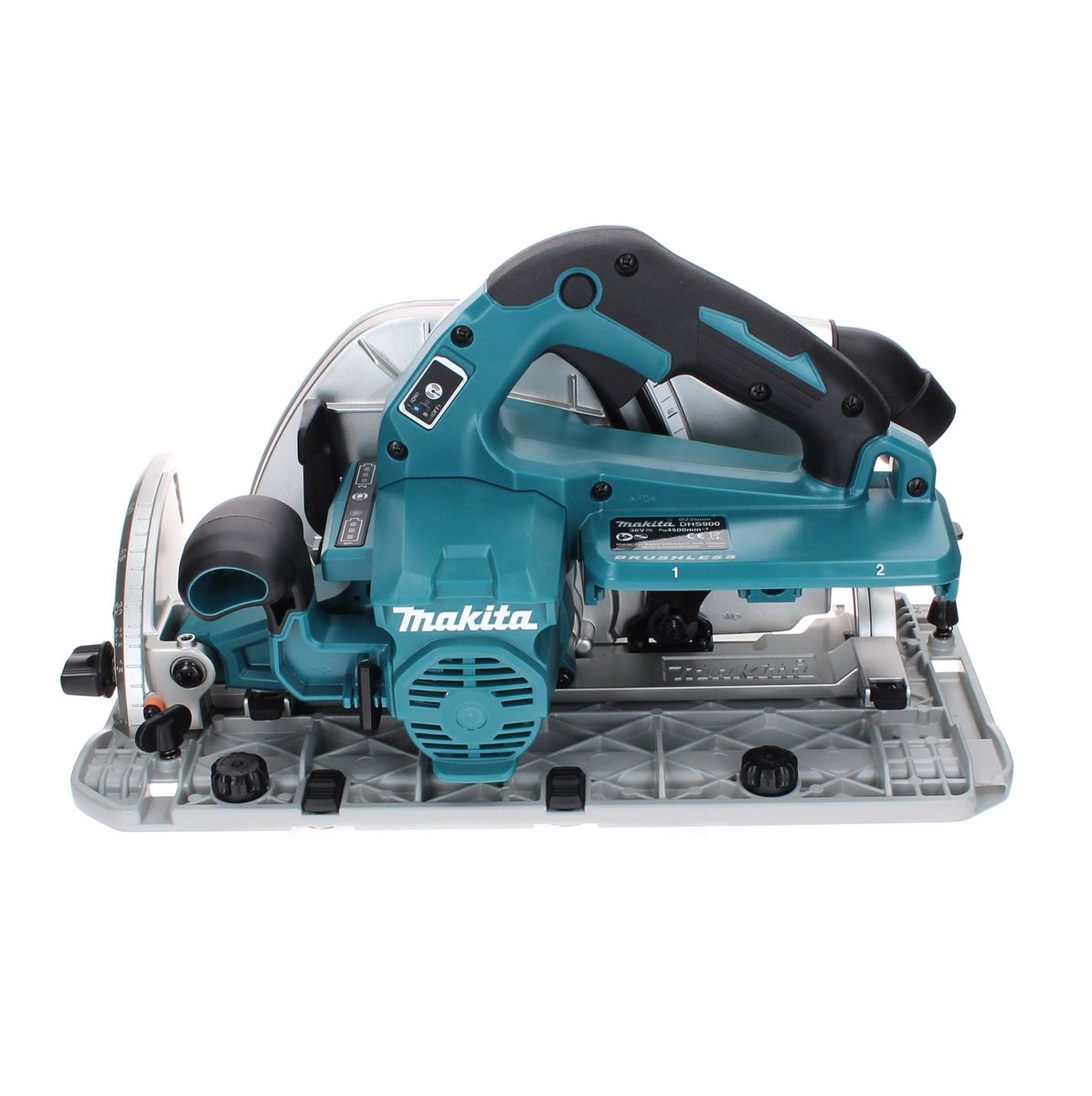 Makita DHS 900 F2 Scie circulaire sans fil 36 V (2x 18 V) 235 mm brushless + 2x Batteries 3,0 Ah - sans chargeur