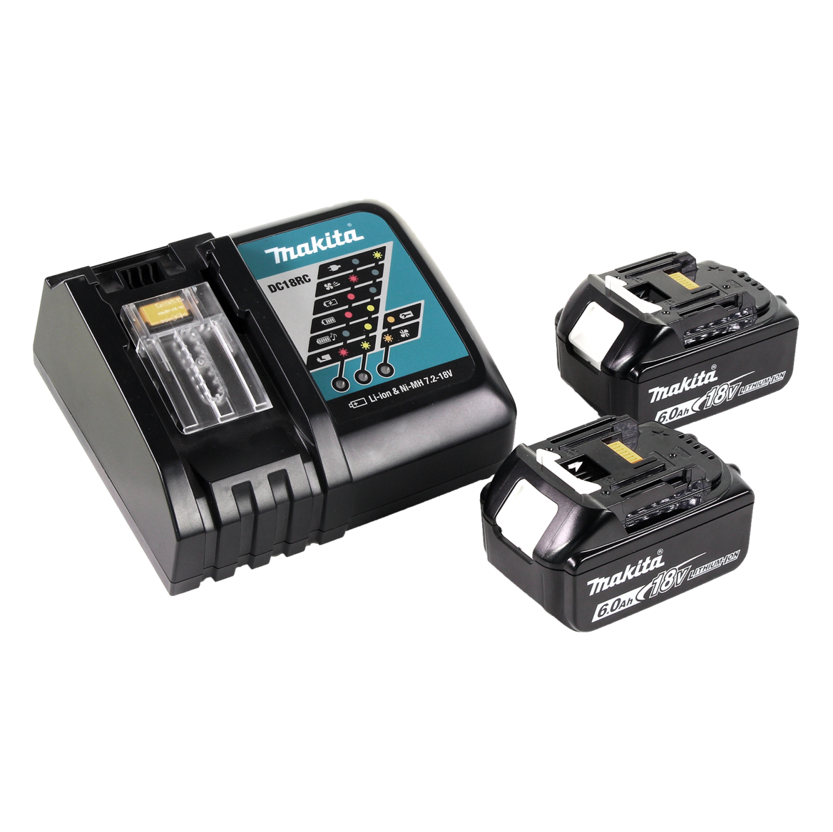 Makita DTW 450 RG Visseuse à chocs sans fil 18 V 440 Nm 1/2 "+ 2x Batteries 6,0 Ah + Chargeur