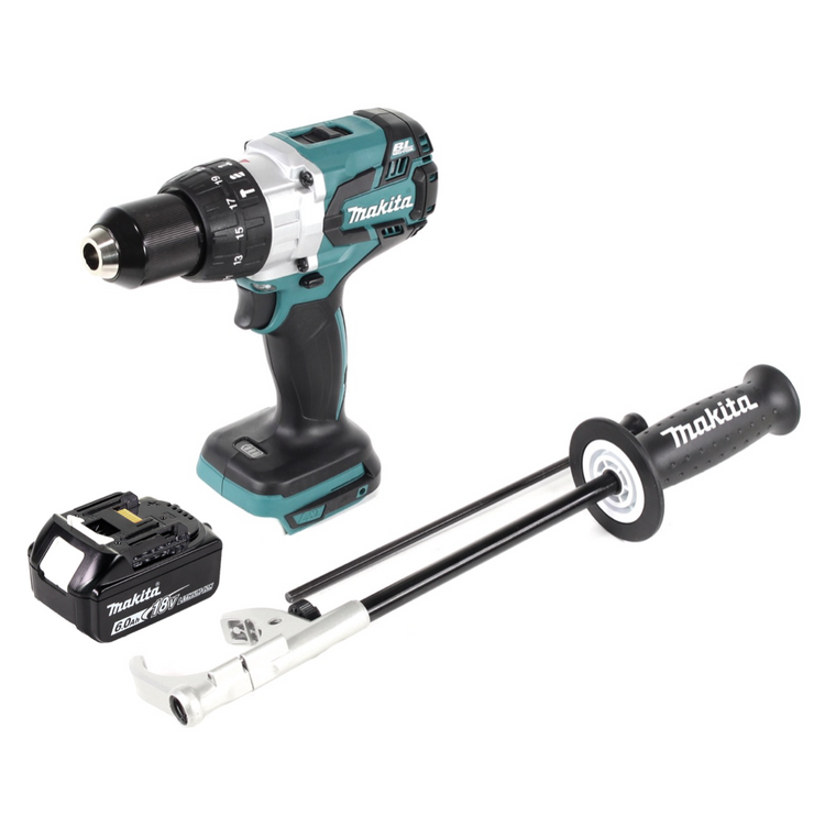 Makita DHP 481 G1 Akku Schlagbohrschrauber 18 V 115 Nm Brushless + 1x Akku 6,0 Ah - ohne Ladegerät - Toolbrothers