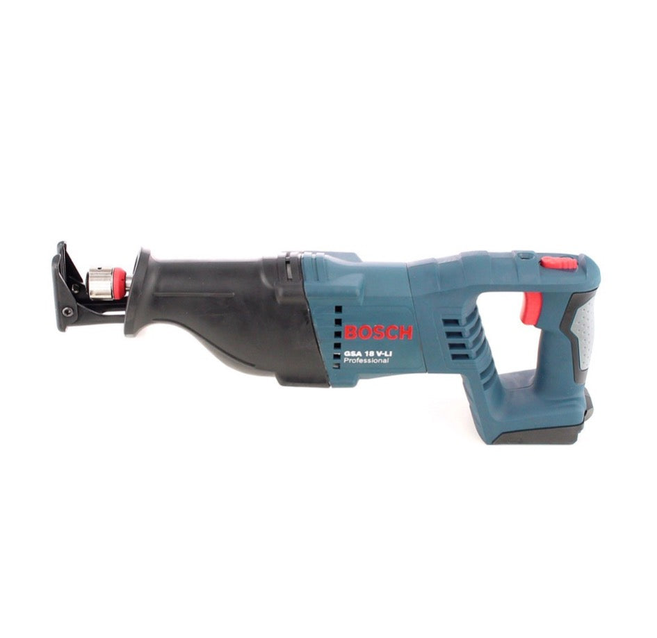 Bosch GSA 18 V-LI Professional 18 V Scie sabre sans fil avec boîtier L-Boxx + 1x Batterie 2,0 Ah + Chargeur AL 1820 CV