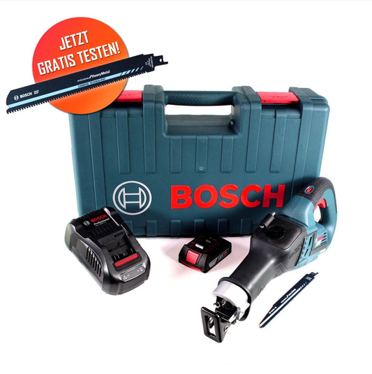 Lame de scie alternative Bosch Carbide offerte avec scie alternative à batterie Bosch GSA 18V-32 Scie alternative sans balais 18 V + 1 batterie 2,0 Ah + chargeur + coffret