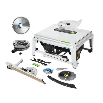 Festool TKS 80 EBS 2200 watts Scie à table 254 mm (575781) + Lame de scie circulaire spéciale TF80 A (575978)