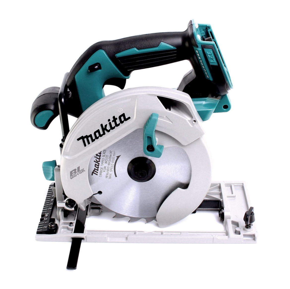 Makita DHS 680 RG Akku Handkreissäge 18 V 165 mm Brushless + 2x Akku 6,0 Ah + Ladegerät - Toolbrothers