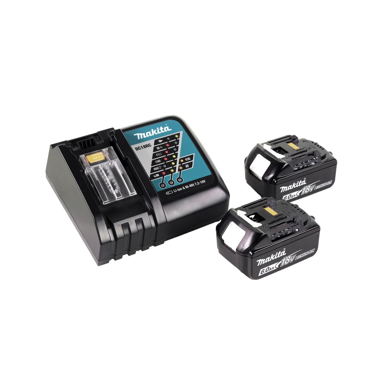 Makita DTD 152 RG Visseuse à chocs sans fil 18 V 165 Nm + 2x Batteries 6,0 Ah + Chargeur