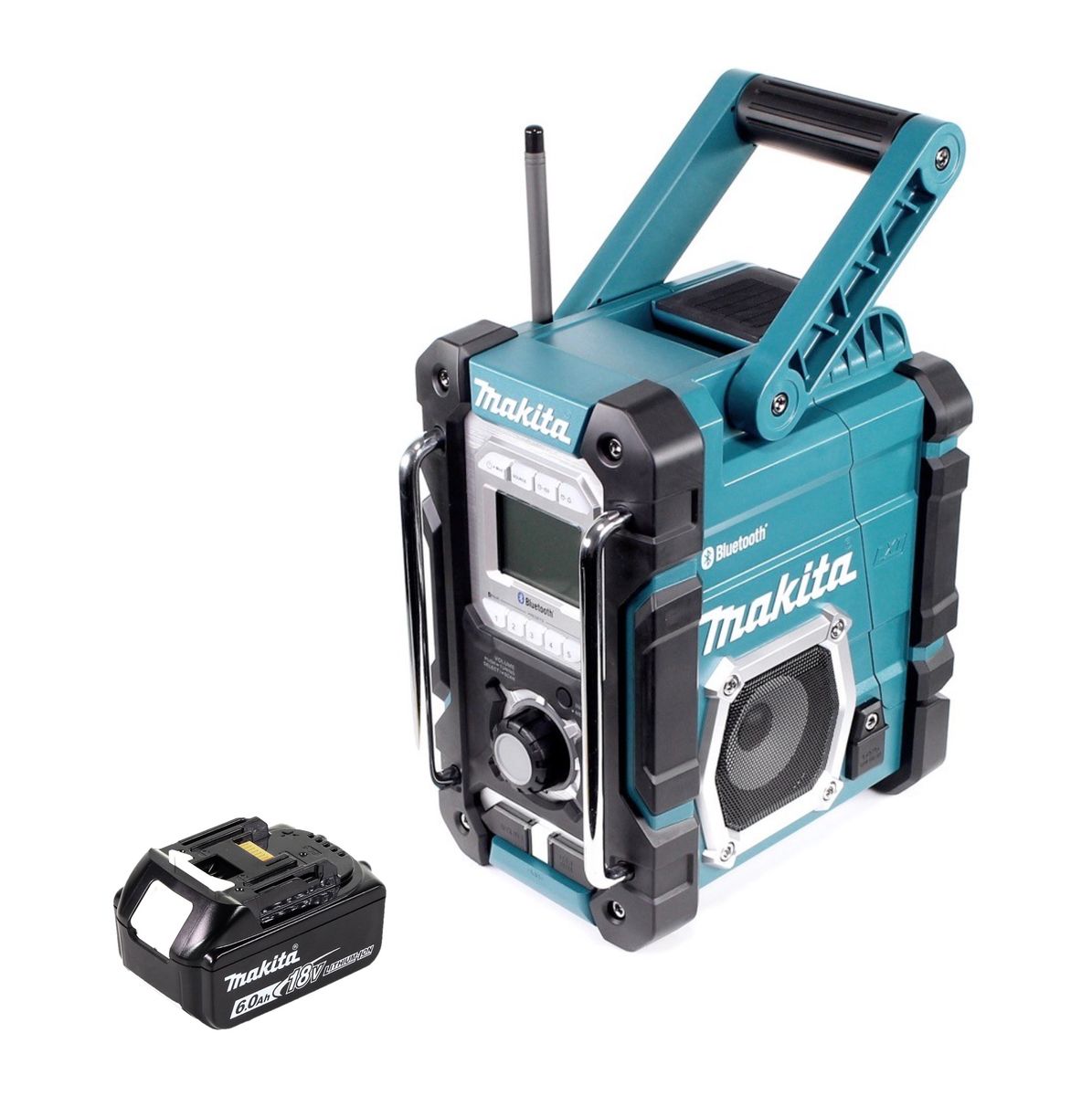 Makita DMR 106 G1 Akku Baustellen Radio 7,2 - 18 V + 1x Akku 6,0 Ah - ohne Ladegerät