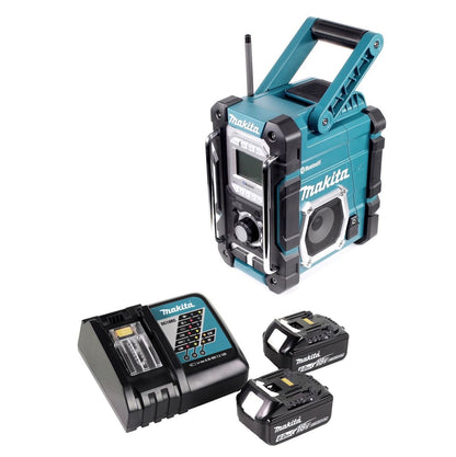 Makita DMR 106 RG Akku Baustellen Radio 7,2 - 18 V + 2x Akku 6,0 Ah + Ladegerät