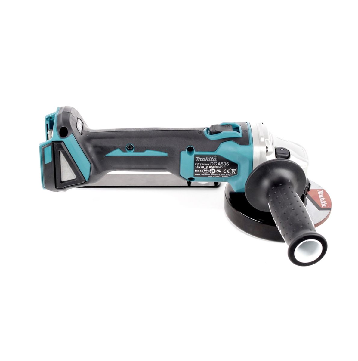 Makita DGA 506 G1 Meuleuse d'angle sans fil 18 V 125 mm Brushless + 1x Batterie 6,0 Ah - sans chargeur