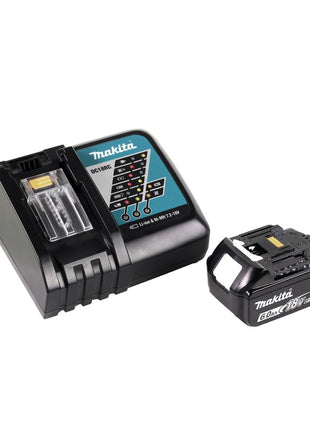 Makita DGA 506 RG1 Meuleuse d'angle sans fil 18 V 125 mm Brushless + 1x Batterie 6,0 Ah + Chargeur