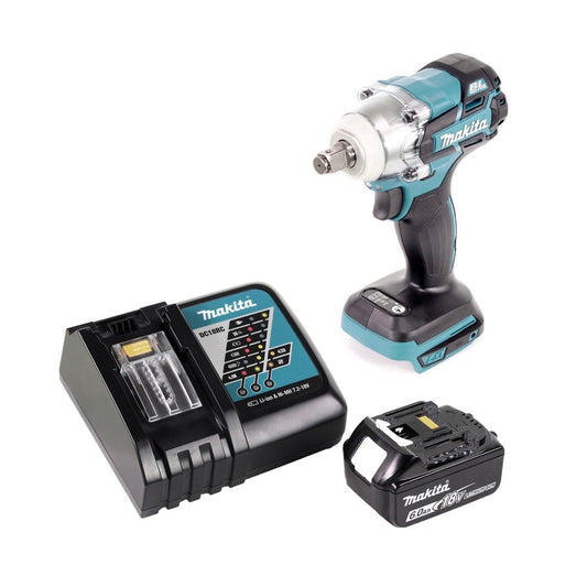 Makita DTW 285 RG1 Visseuse à chocs sans fil 18 V 280 Nm 1/2" brushless + 1x Batterie 6,0 Ah + Chargeur