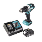 Makita DDF 484 RG1 Perceuse-visseuse sans fil sans balais 18 V 54 Nm + 1x Batterie 6,0 Ah + Chargeur