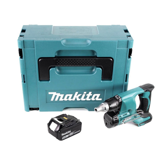 Makita DFS 450 G1J Akku Schnellbauschrauber Trockenbauschrauber 18 V + 1x Akku 6,0 Ah + Makpac - ohne Ladegerät