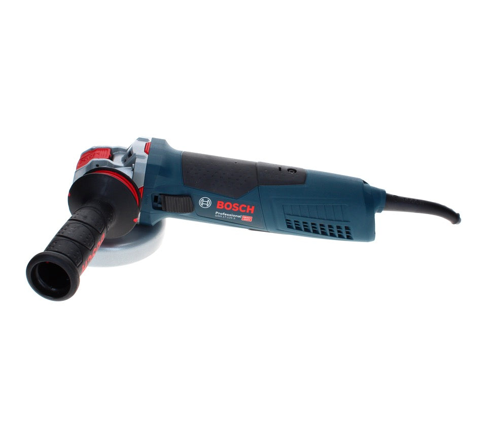 Bosch GWX 17-125 S Meuleuse d'angle professionnelle 1700 W 125 mm X-Lock + disque à lamelles X571 K40 + disque à lamelles X571 K80