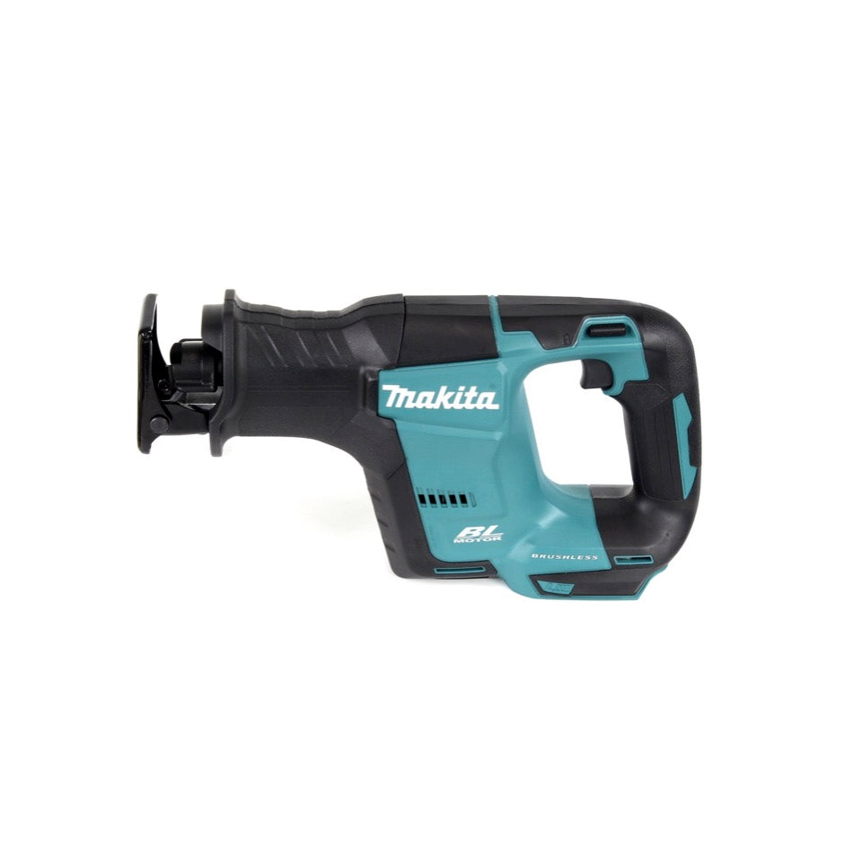 Makita DJR 188 RFJ Akku Reciprosäge 18 V Brushless + 2x Akku 3,0 Ah + Ladegerät + 5x Sägeblatt Metal Wood + Makpac - Toolbrothers