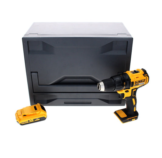 Perceuse-visseuse sans fil DeWalt DCD 777 ND 18 V 65 Nm + 1x batterie 2,0 Ah + D-Box - sans chargeur