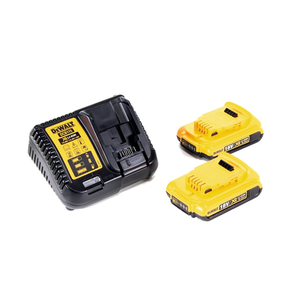 Clé à chocs sans fil DeWalt DCF 809 D2D 18 V 190 Nm 1/4" sans balai + 2x batterie 2,0 Ah + chargeur + D-Box