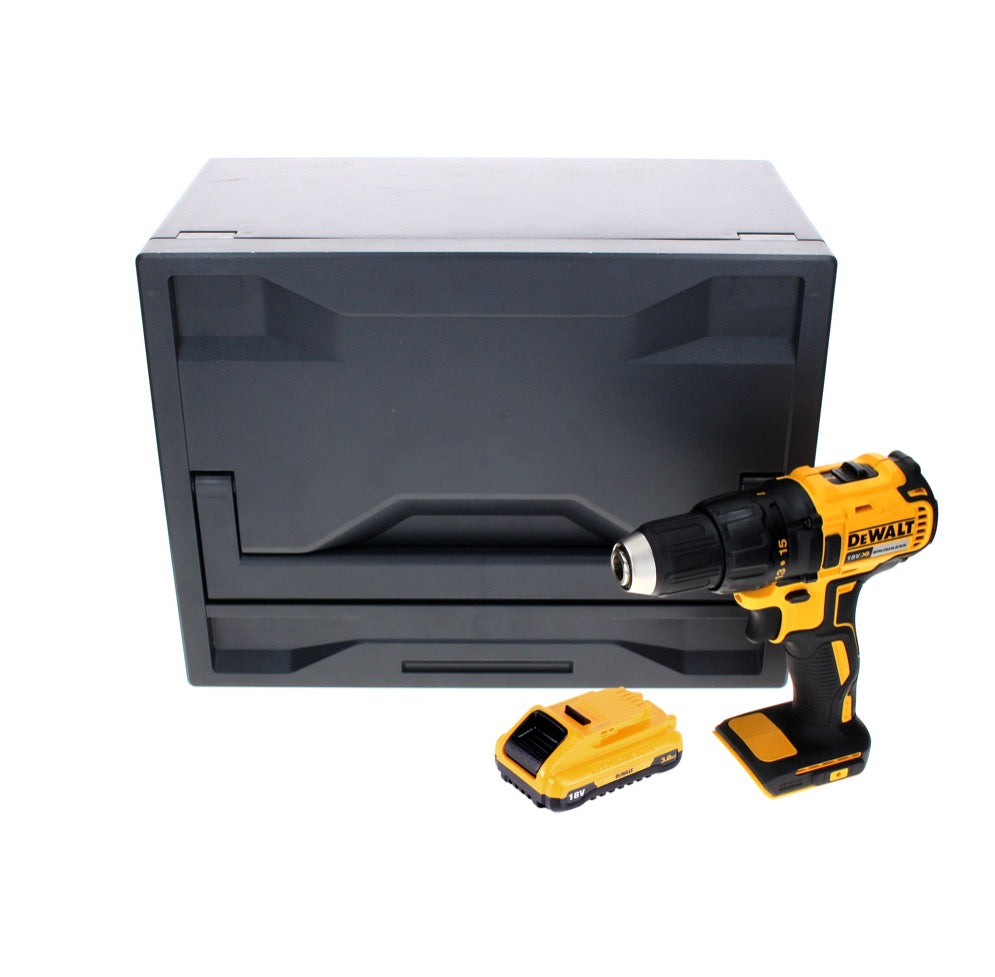 Perceuse-visseuse sans fil DeWalt DCD 777 ND 18 V 65 Nm + 1x batterie 3,0 Ah + D-Box - sans chargeur