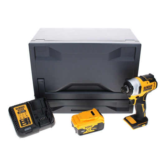 Clé à chocs sans fil DeWalt DCF 809 P1D 18 V 190 Nm 1/4" sans balai + 1x batterie 5,0 Ah + chargeur + D-Box