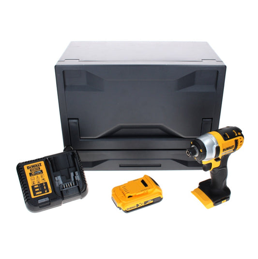 DeWalt DCF 885 D1D Akku Schlagschrauber 18 V 155 Nm 1/4" + 1x Akku 2,0 Ah + Ladegerät + D-Box