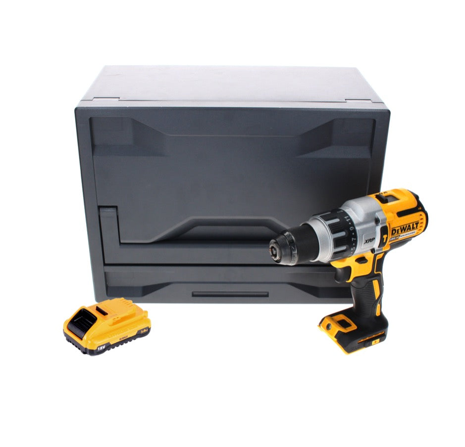 Perceuse à percussion sans fil DeWalt DCD 996 ND 18 V 95 Nm sans balais + 1x batterie 3,0 Ah + D-Box - sans chargeur