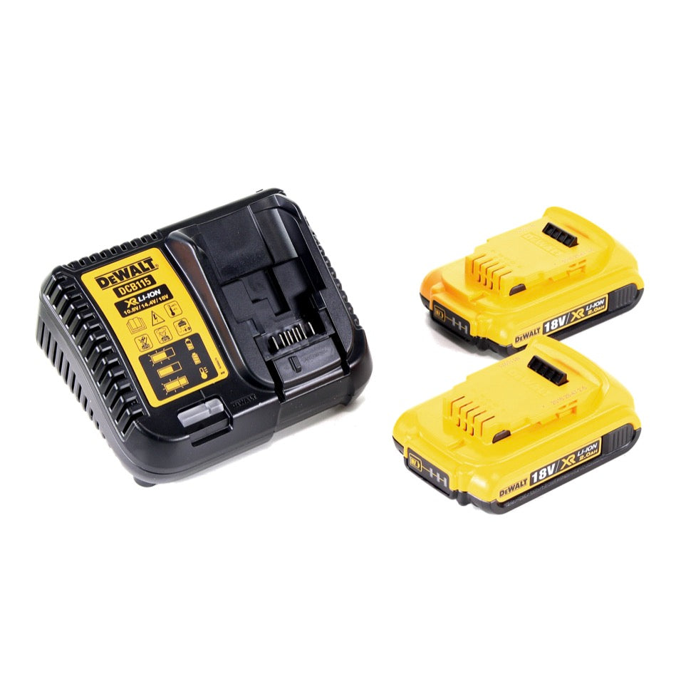 Clé à chocs sans fil DeWalt DCF 885 D2D 18 V 155 Nm 1/4" + 2x batteries 2,0 Ah + chargeur + D-Box