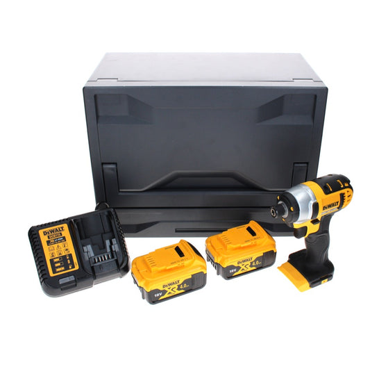 DeWalt DCF 885 M2D Akku Schlagschrauber 18 V 155 Nm 1/4" + 2x Akku 4,0 Ah + Ladegerät + D-Box