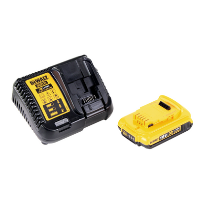 Scie sauteuse à batterie DeWalt DCS 331 D1D 18 V + 1x batterie 2,0 Ah + chargeur + D-Box