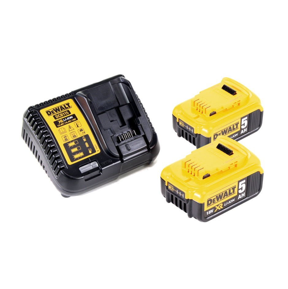 Clé à chocs sans fil DeWalt DCF 885 P2D 18 V 155 Nm 1/4" + 2x batteries 5,0 Ah + chargeur + D-Box