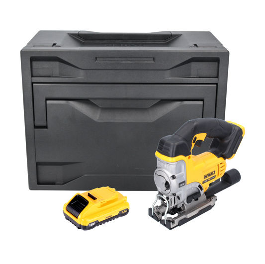 Scie sauteuse à batterie DeWalt DCS 331 ND 18 V + 1x batterie 3,0 Ah + D-Box - sans chargeur