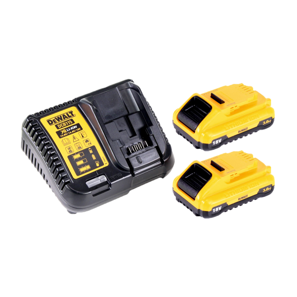 DeWalt DCS 331 L2D Akku Stichsäge 18 V + 2x Akku 3,0 Ah + Ladegerät + D-Box