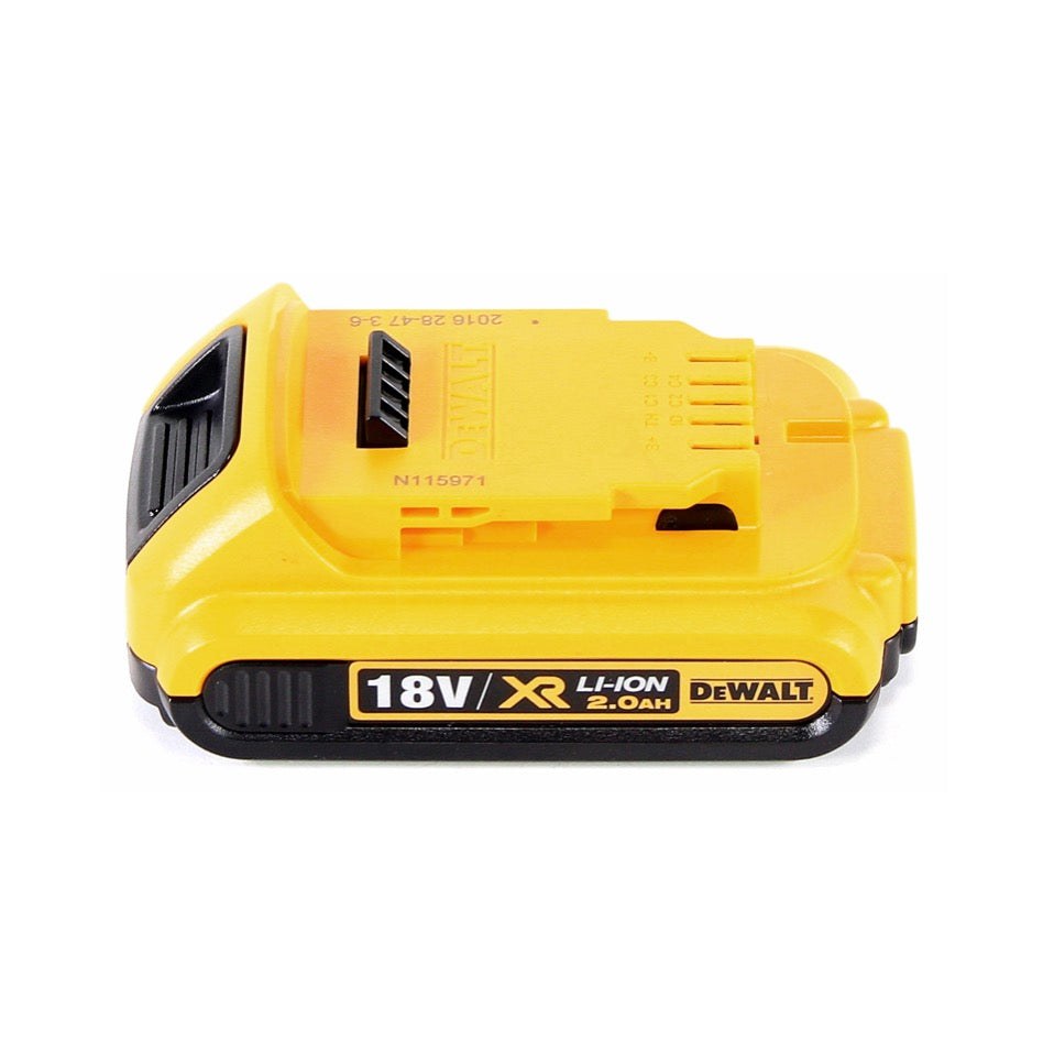 DeWalt DCF 885 ND Akku Schlagschrauber 18 V 155 Nm 1/4" + 1x Akku 2,0 Ah + D-Box - ohne Ladegerät