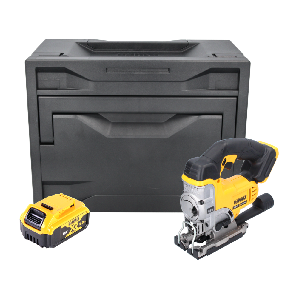 DeWalt DCS 331 ND Akku Stichsäge 18 V + 1x Akku 5,0 Ah + D-Box - ohne Ladegerät