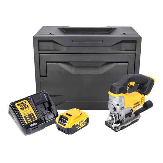 DeWalt DCS 331 P1D Akku Stichsäge 18 V + 1x Akku 5,0 Ah + Ladegerät + D-Box